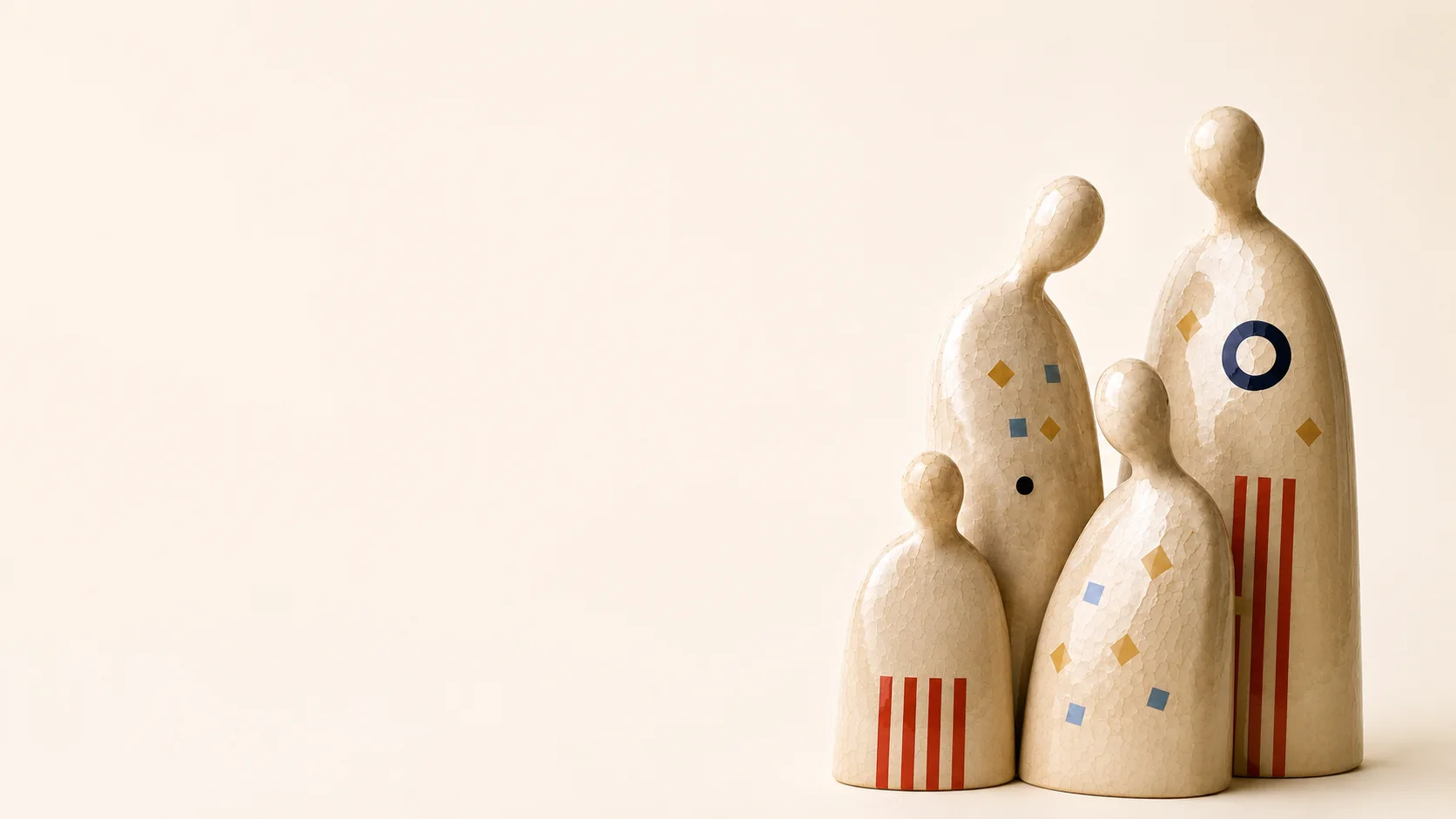 Lines and Dots — sculptural figures